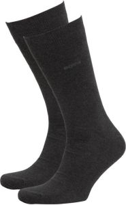 BOSS sokken met logo set van 2 antraciet