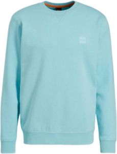 Boss Orange Sweatshirt met logostitching model 'WESTART'