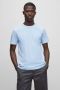 BOSS Casualwear T-shirt met labelstitching model 'Tales' - Thumbnail 1