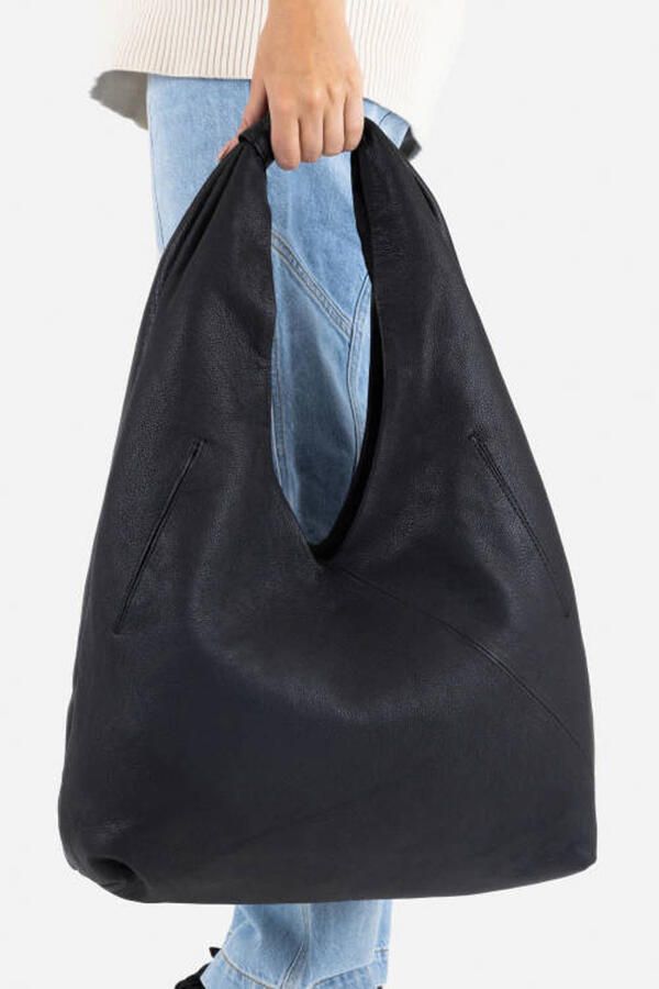 Bronx Puff-y tas Zwart Onesize Black Dames