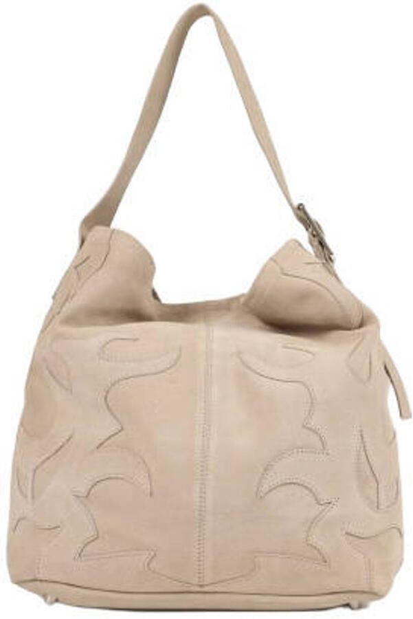 BRONX suède schoudertas Dakot-a beige - Foto 2