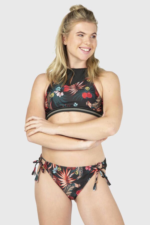 Brunotti bikinibroekje Noleste zwart rood
