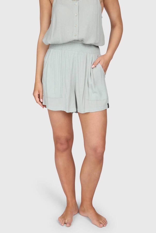 Brunotti crinkle strandshort Essia lichtgrijs - Foto 2