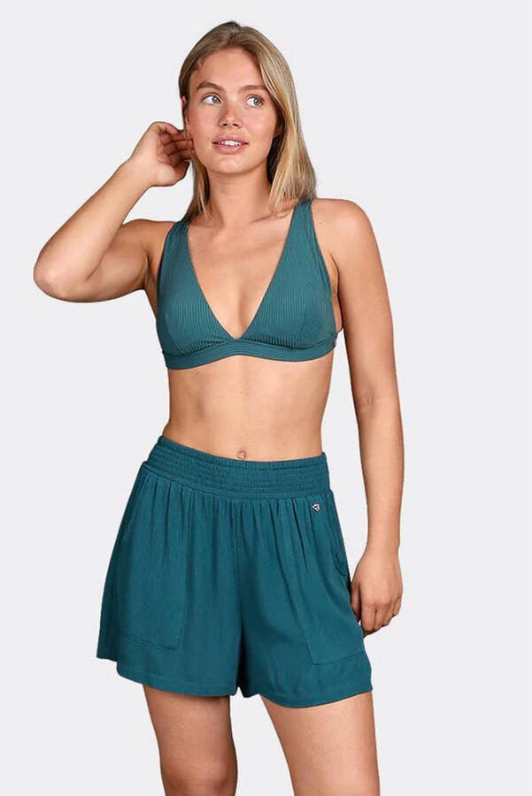 Brunotti crinkle strandshort Essia petrol