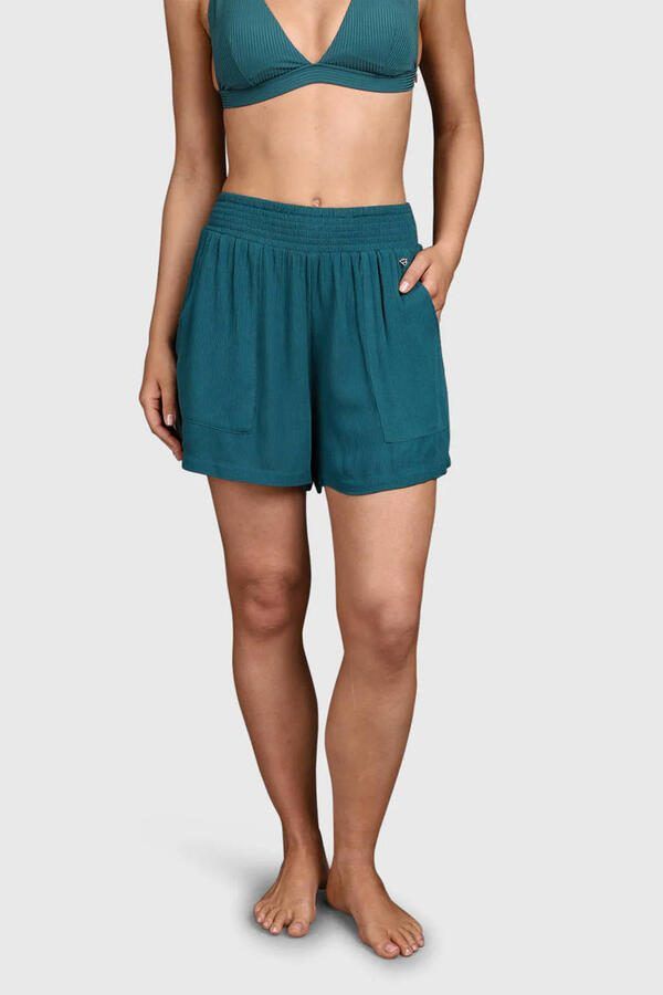 Brunotti crinkle strandshort Essia petrol - Foto 2