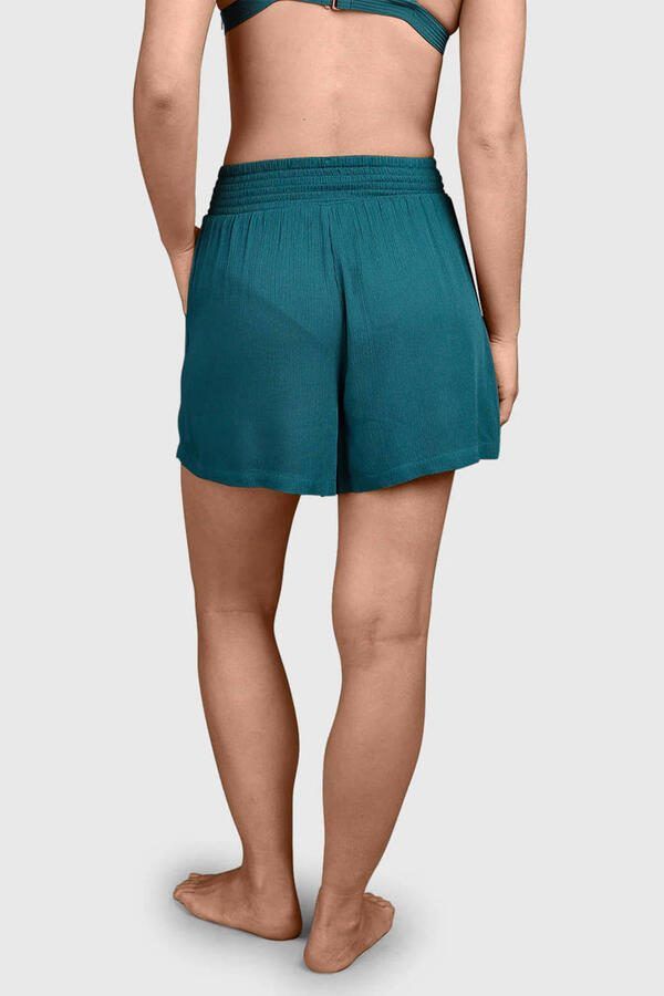 Brunotti crinkle strandshort Essia petrol - Foto 3