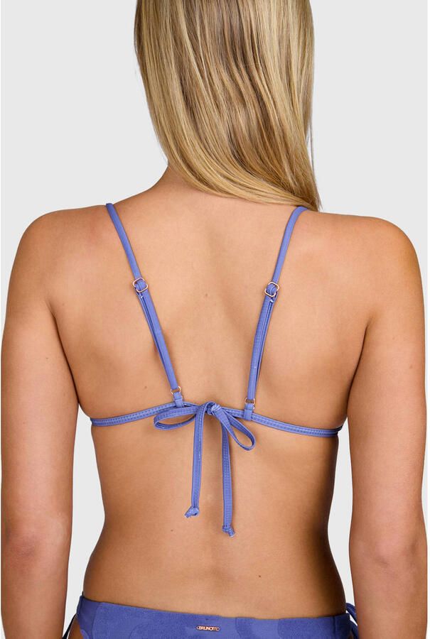 Brunotti Guusje x voorgevormde triangelbikini set blauw