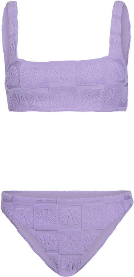 Brunotti Guusje x voorgevormde cropbikini set paars