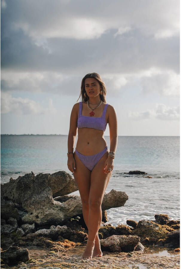 Brunotti Guusje x voorgevormde cropbikini set paars - Foto 3