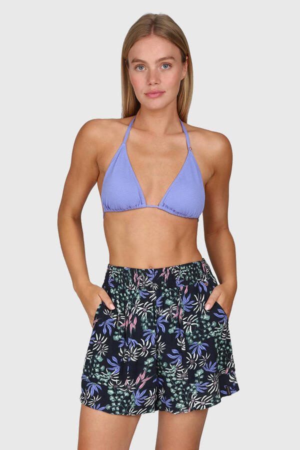 Brunotti strandshort Essia zwart multi