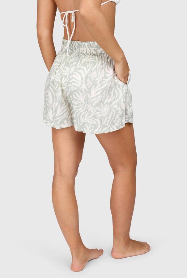 Brunotti strandshort Ize lichtgrijs wit - Foto 2