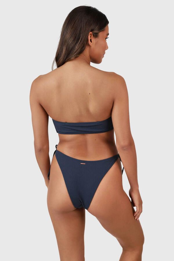 Brunotti strik bikinibroekje Elly donkerblauw