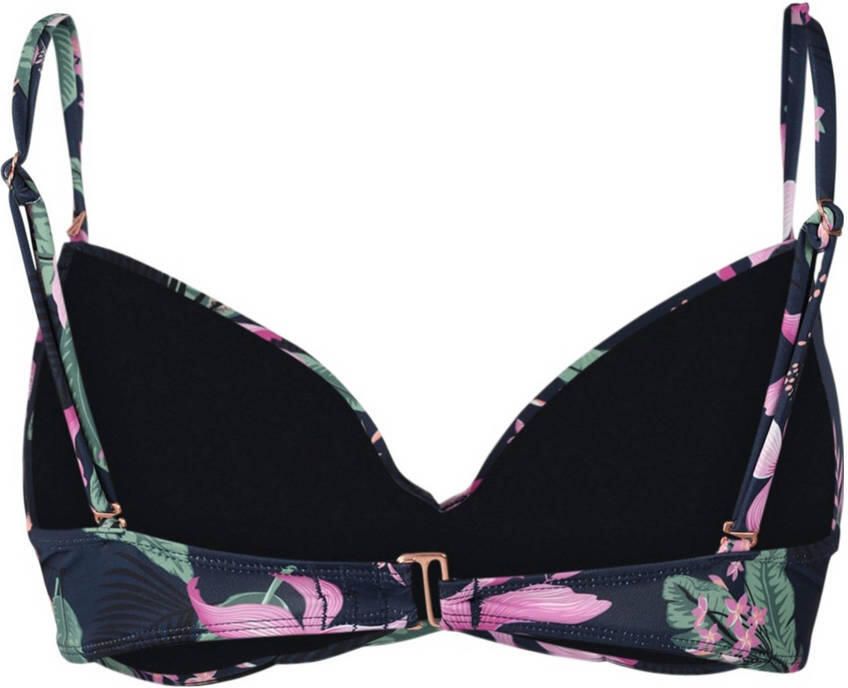 Brunotti voorgevormde beugel bikinitop Stefana donkerblauw roze - Foto 3