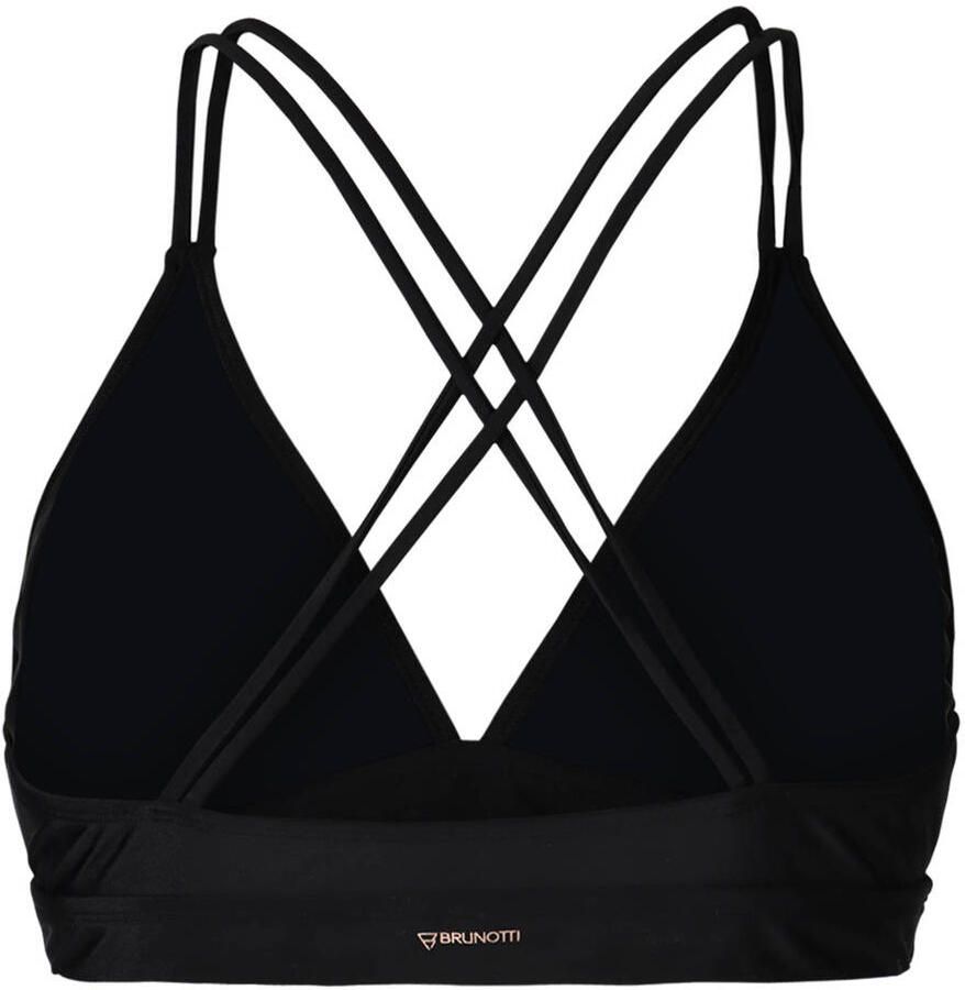 Brunotti voorgevormde triangel bikinitop Delphina zwart