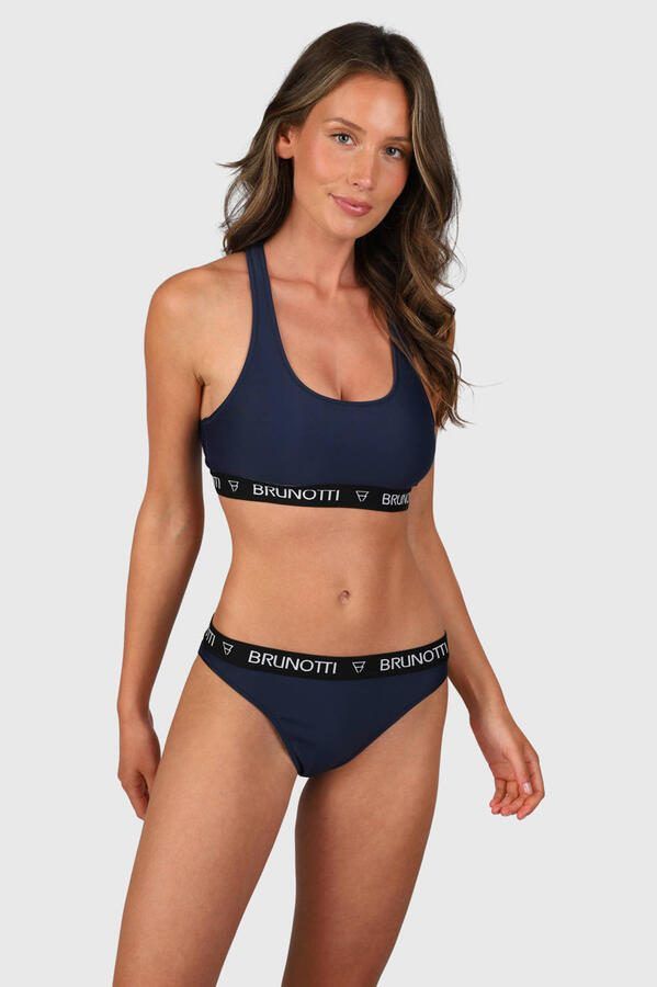 Brunotti voorgevormde crop bikini Jazz donkerblauw - Foto 3