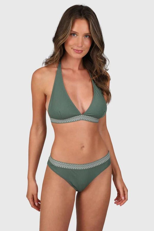 Brunotti voorgevormde halter bikini Relay groen