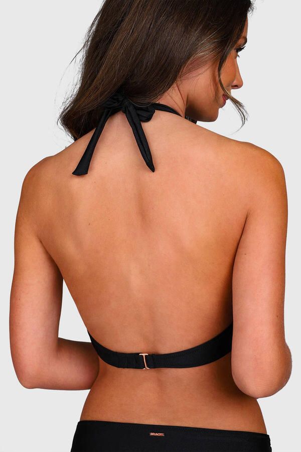 Brunotti voorgevormde halter bikini set Hollymai zwart
