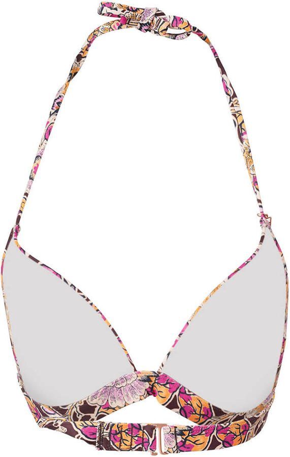 Brunotti voorgevormde halter bikinitop Lisselot roze oranje - Foto 3
