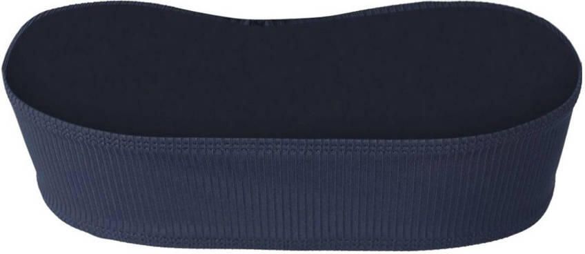 Brunotti voorgevormde strapless bandeau bikinitop Suus donkerblauw