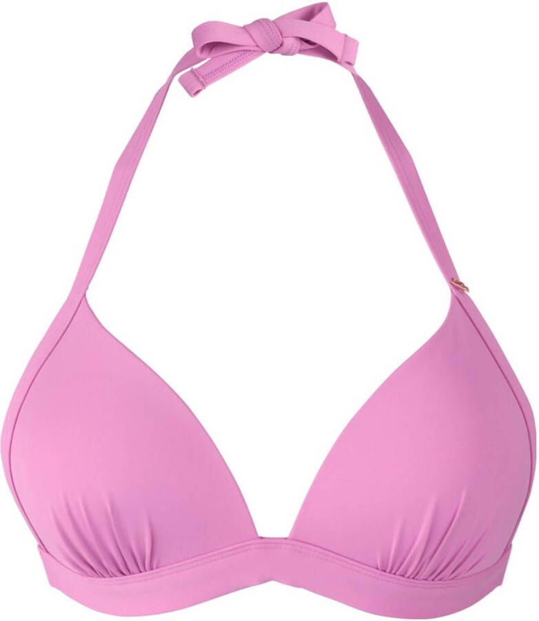 Brunotti voorgevormde triangel bikinitop Lisselot roze - Foto 2