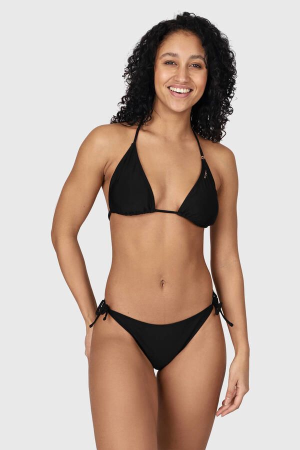 Brunotti voorgevormde triangel bikinitop Novalee zwart