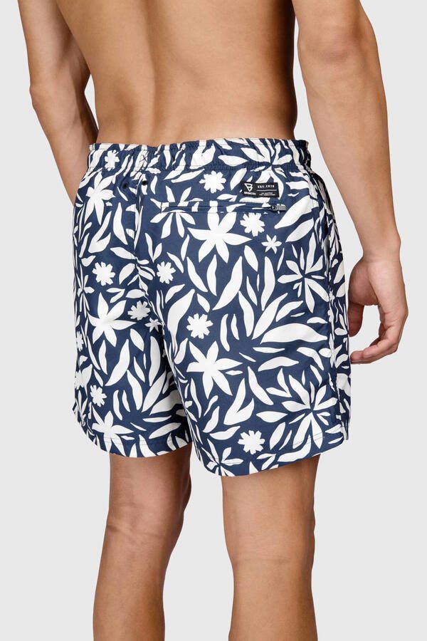 Brunotti zwemshort Cester donkerblauw wit - Foto 3