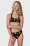 Brunotti crop bikini Lina zwart multi Meisjes Polyester All over print 140 - Thumbnail 1