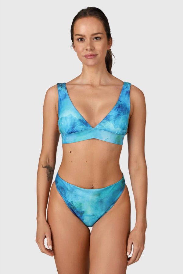 Brunotti voorgevormde bikini Bodhi Splash turquoise