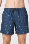 Brunotti zwemshort Crun met all over print donkerblauw - Thumbnail 1