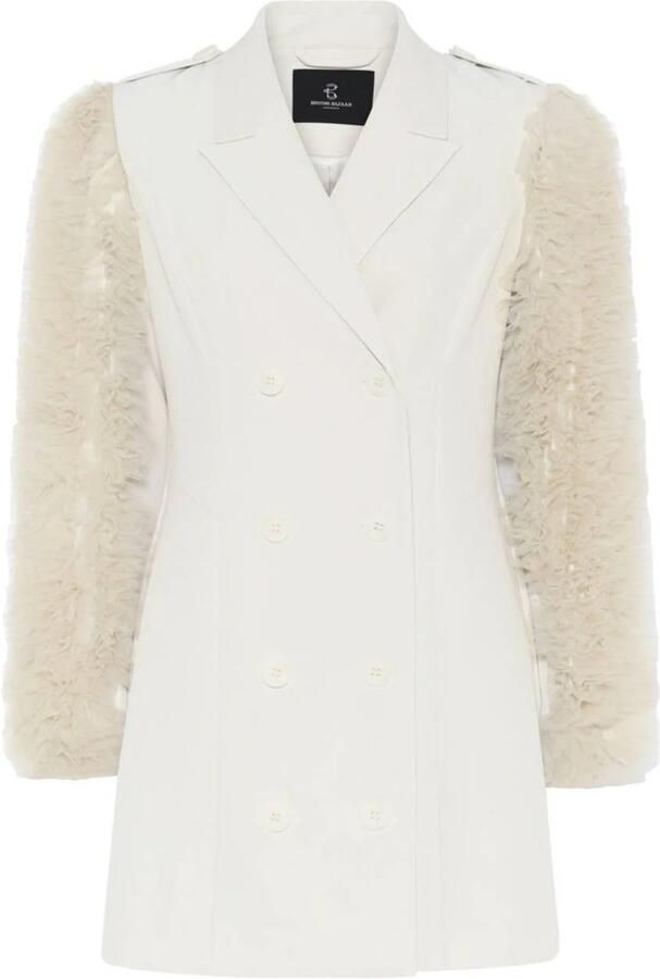 Bruuns Bazaar Elegante Ruby Jurk White Dames