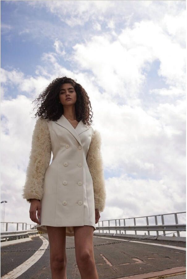 Bruuns Bazaar Elegante Ruby Jurk White Dames - Foto 3
