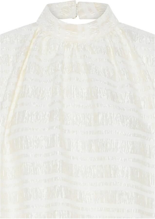 Bruuns Bazaar Elegante Snow White Jurk met Franjedetail White Dames - Foto 2