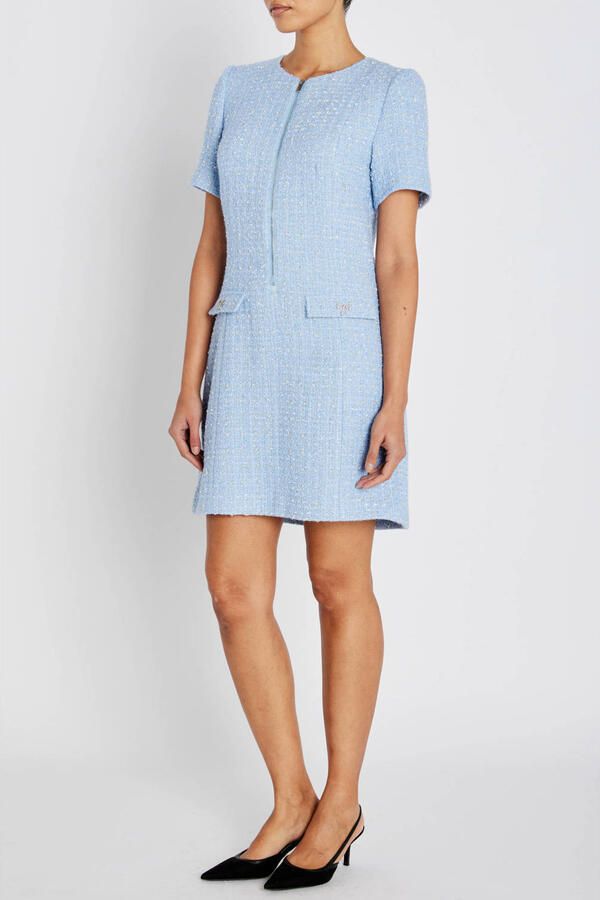 BRUUNS BAZAAR Dames Jurken Attaleabbzenny Dress Lichtblauw - Foto 5