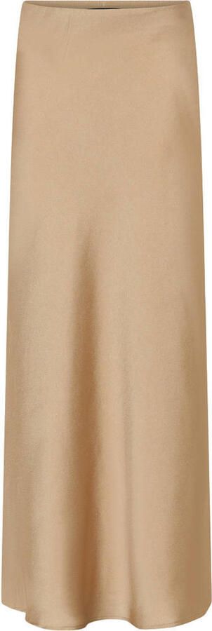 Bruuns Bazaar midi rok camel - Foto 3