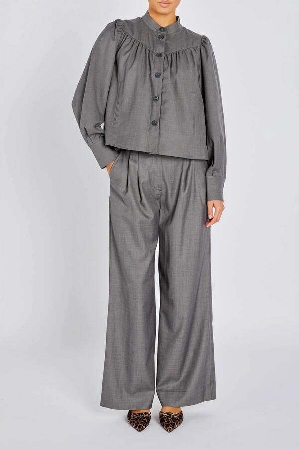Bruuns Bazaar regular blazer grijs