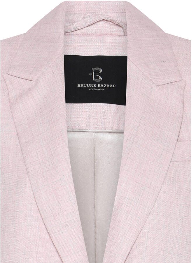 Bruuns Bazaar regular blazer lichtroze - Foto 2