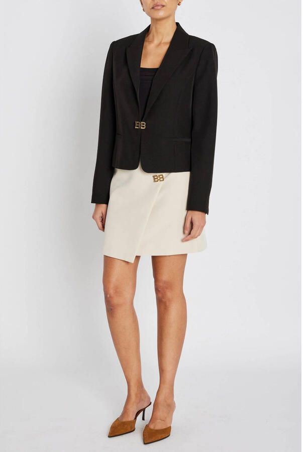 Bruuns Bazaar regular blazer zwart