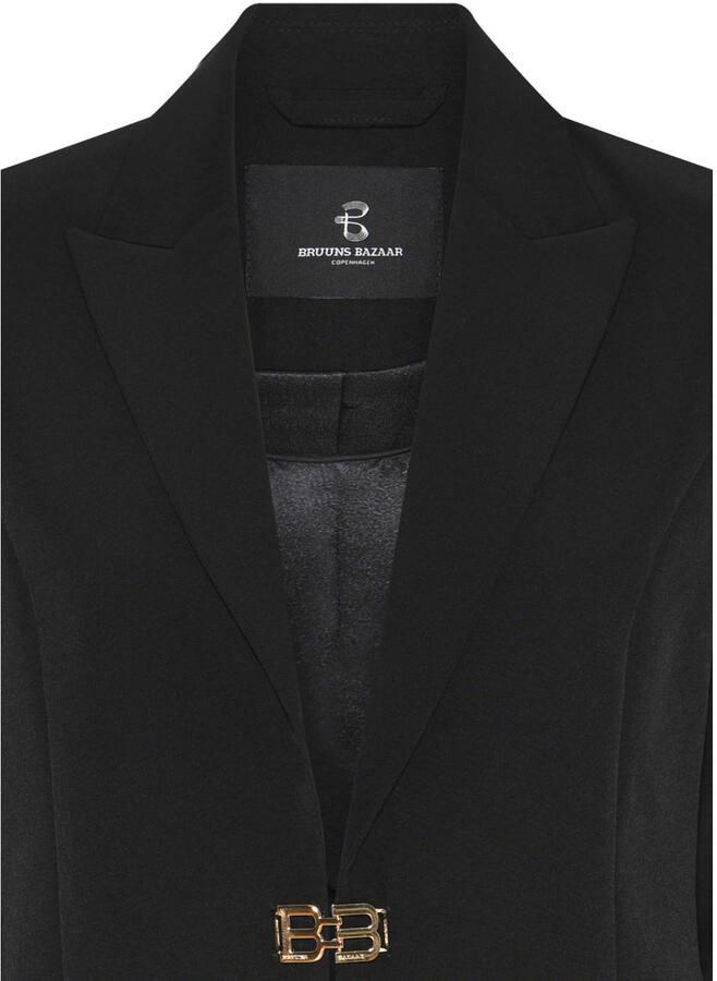 Bruuns Bazaar regular blazer zwart - Foto 2