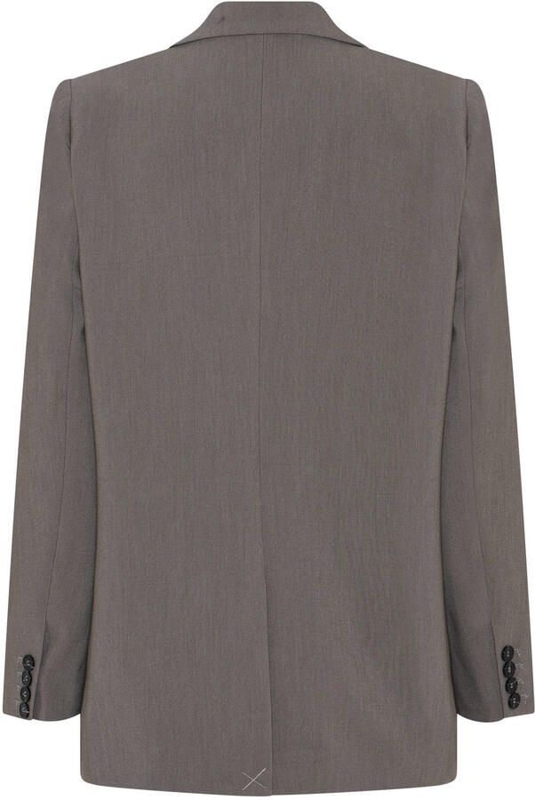 Bruuns Bazaar regular fit blazer grijs