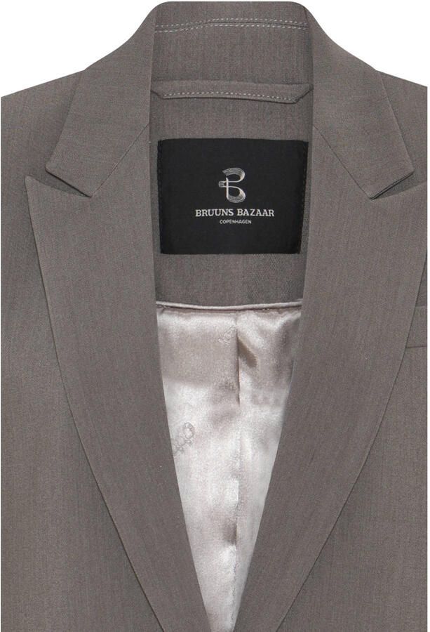Bruuns Bazaar regular fit blazer grijs - Foto 2