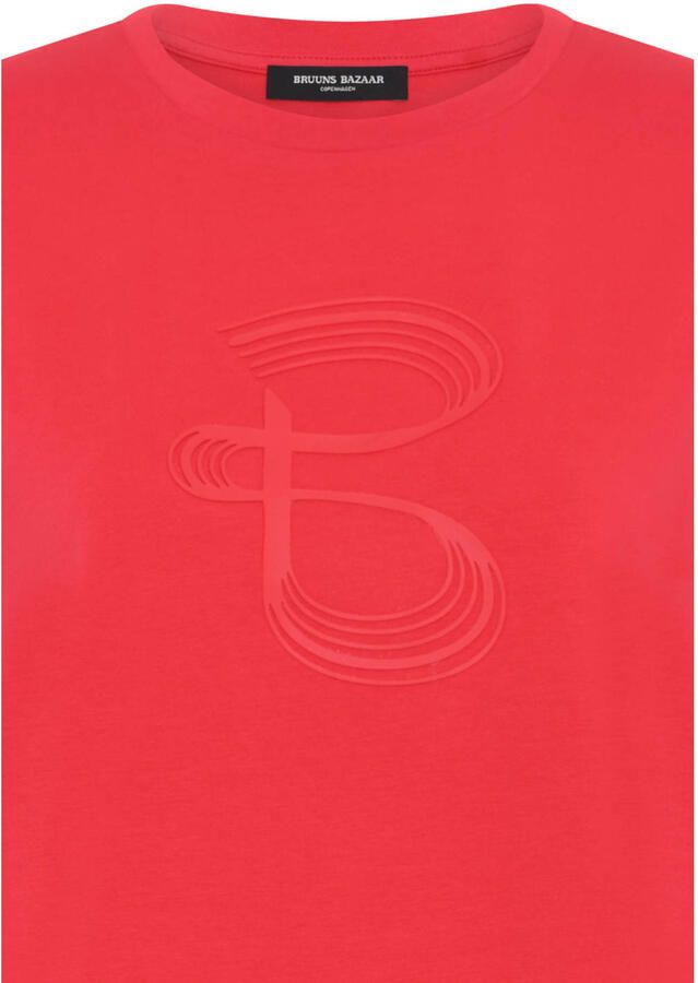Bruuns Bazaar T-shirt rood - Foto 2