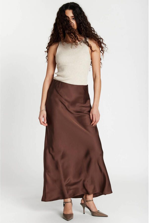 BRUUNS BAZAAR Dames Rokken Korthalsiabbjoanelle Skirt Bruin - Foto 7
