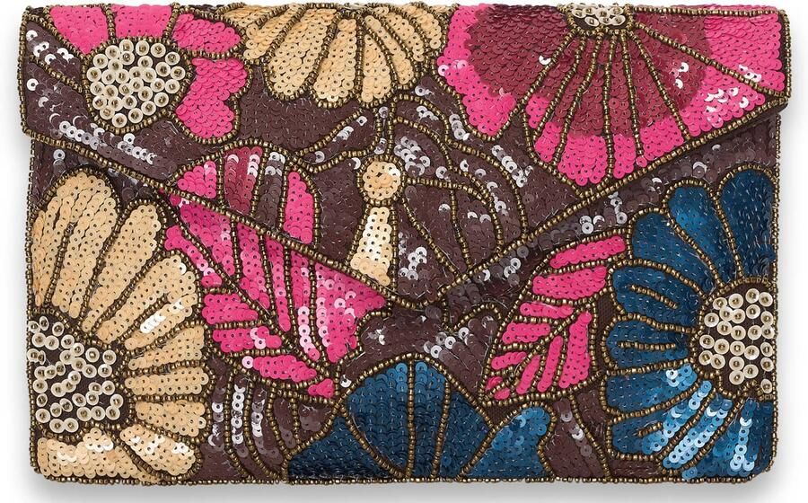 Bulaggi clutch Flower bruin multi