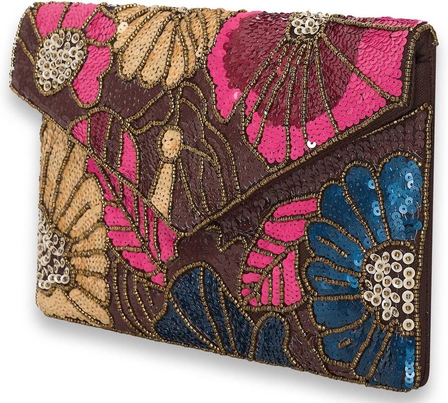 Bulaggi clutch Flower bruin multi - Foto 2