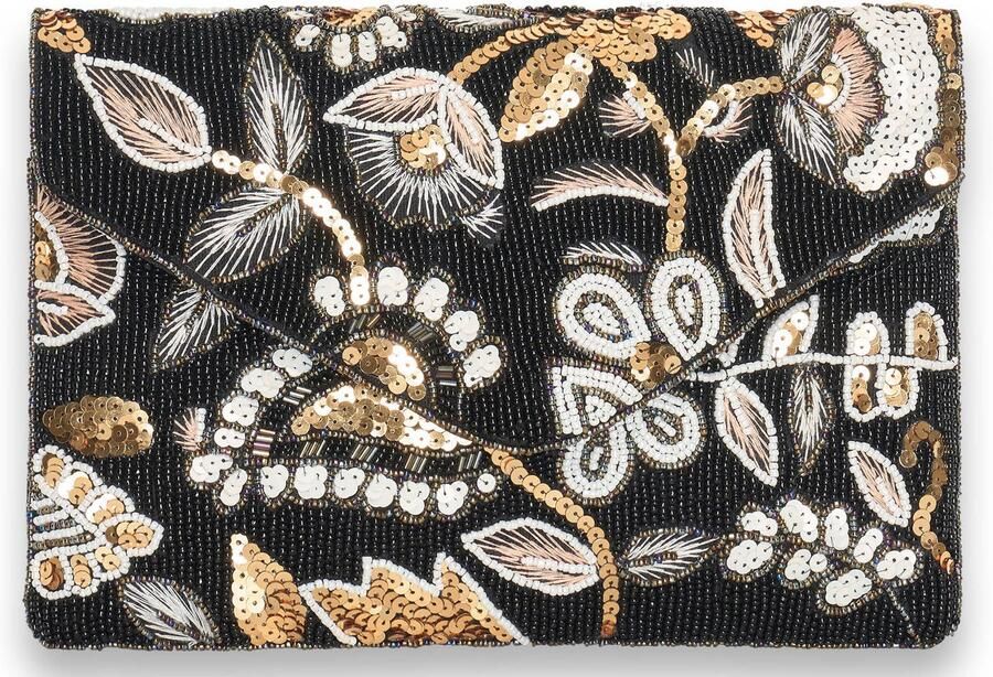Bulaggi clutch Francis zwart goudkleurig