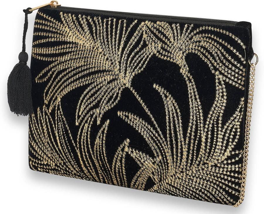 Bulaggi clutch Leaves zwart - Foto 2