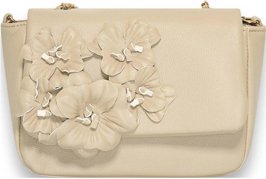 Bulaggi crossbody tas Flowers beige