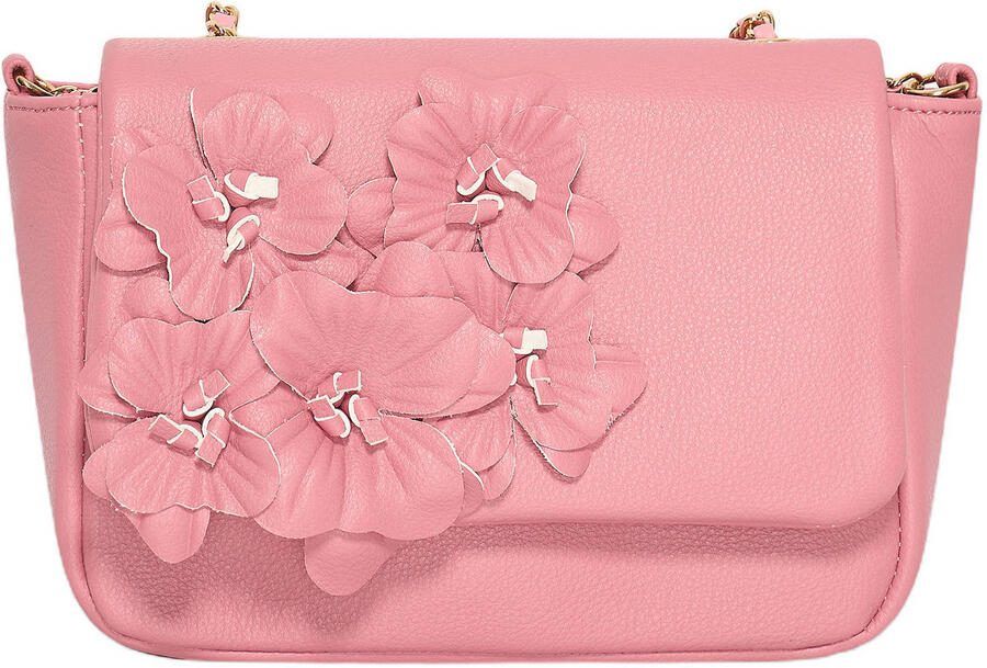 Bulaggi crossbody tas Flowers roze