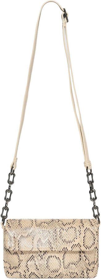 Bulaggi crossbody tas Snake crème