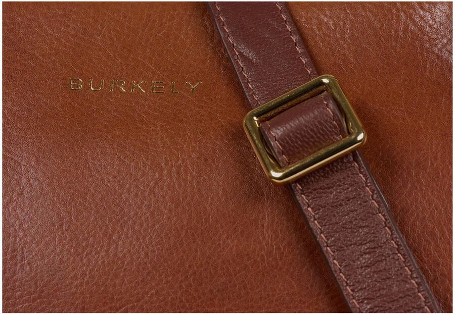 BURKELY 15.6 inch leren shopper Fine Florence cognac - Foto 2